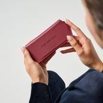 Load image into Gallery viewer, Fox and Leo Glasses Case - Burgundy

