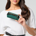 Load image into Gallery viewer, Fox and Leo Glasses Case - Forest Green
