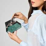 Load image into Gallery viewer, Fox and Leo Glasses Case - Forest Green
