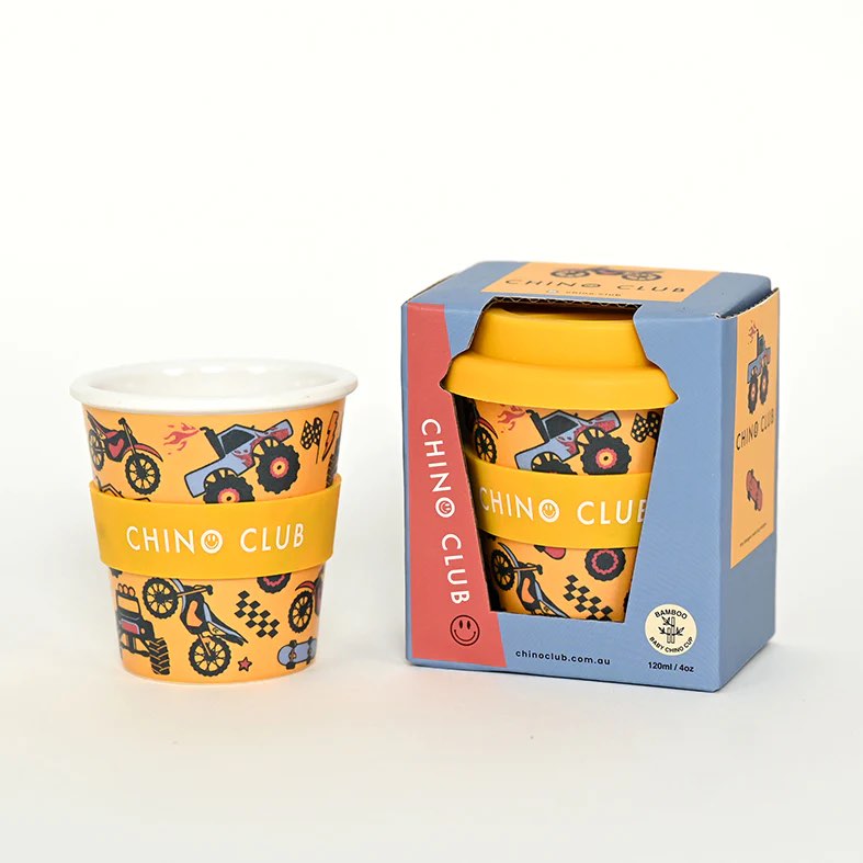 Chino Club Baby Chino Cup 4oz - Wheelies