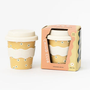 Chino Club Baby Chino Cup 4oz - Yellow Daisy