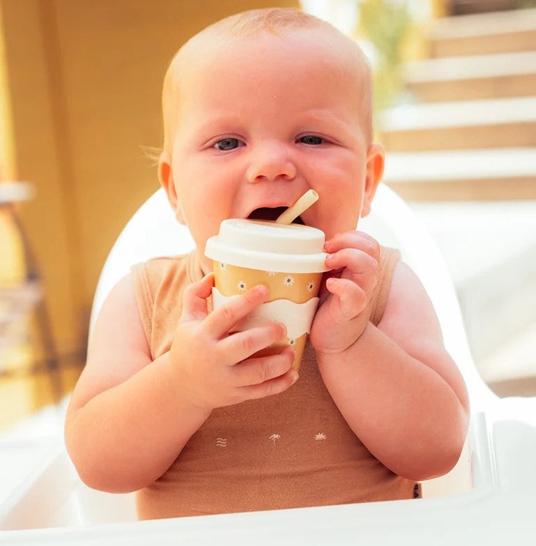 Chino Club Baby Chino Cup 4oz - Yellow Daisy