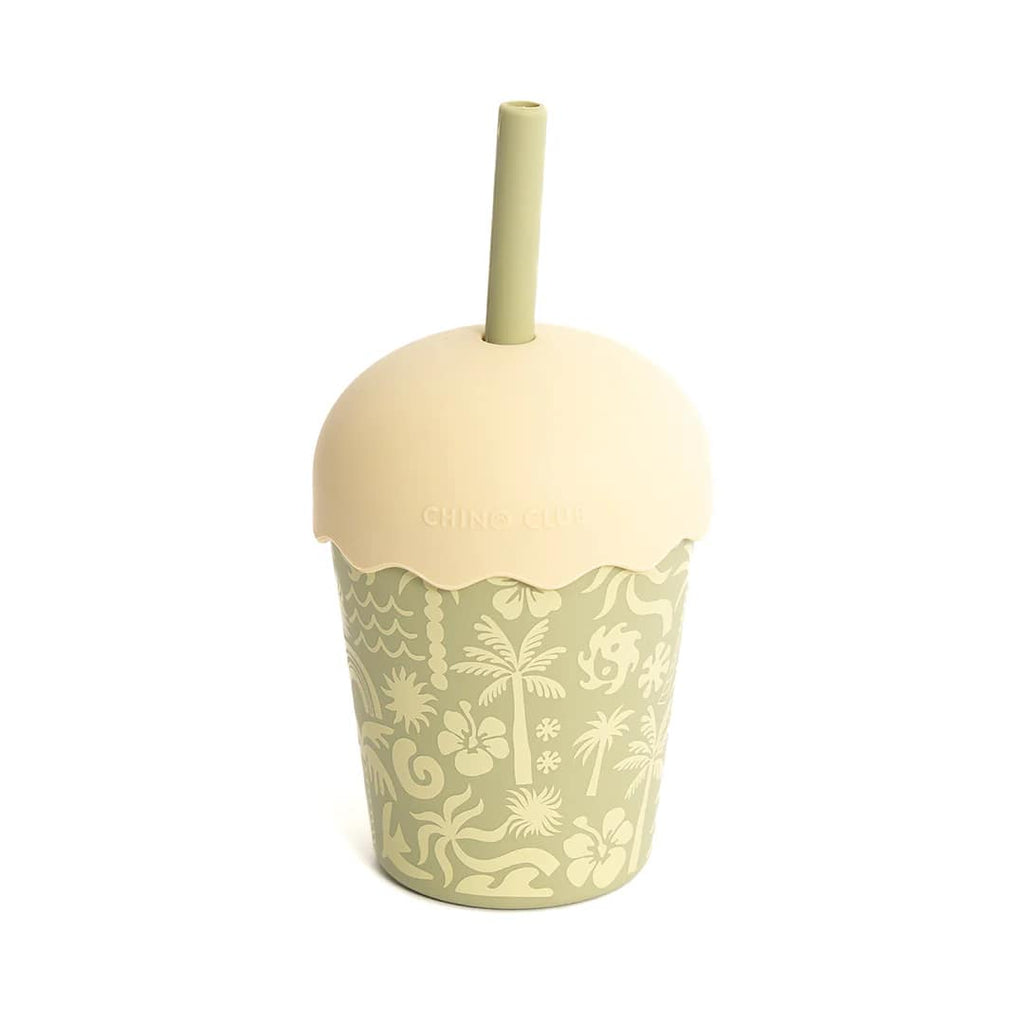 Chino Club Mini Smoothie Cup & Straw 200ml - Moana