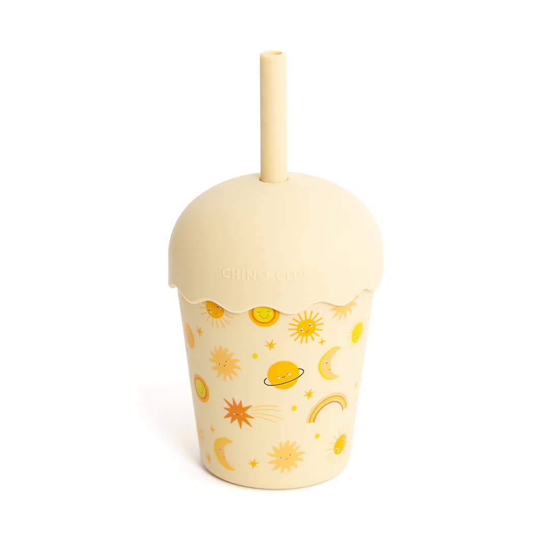 Chino Club Mini Smoothie Cup & Straw 200ml - Suns