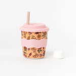 Load image into Gallery viewer, Chino Club Kids Keep Cup &amp; Straw 8oz - Australian Wildflowers
