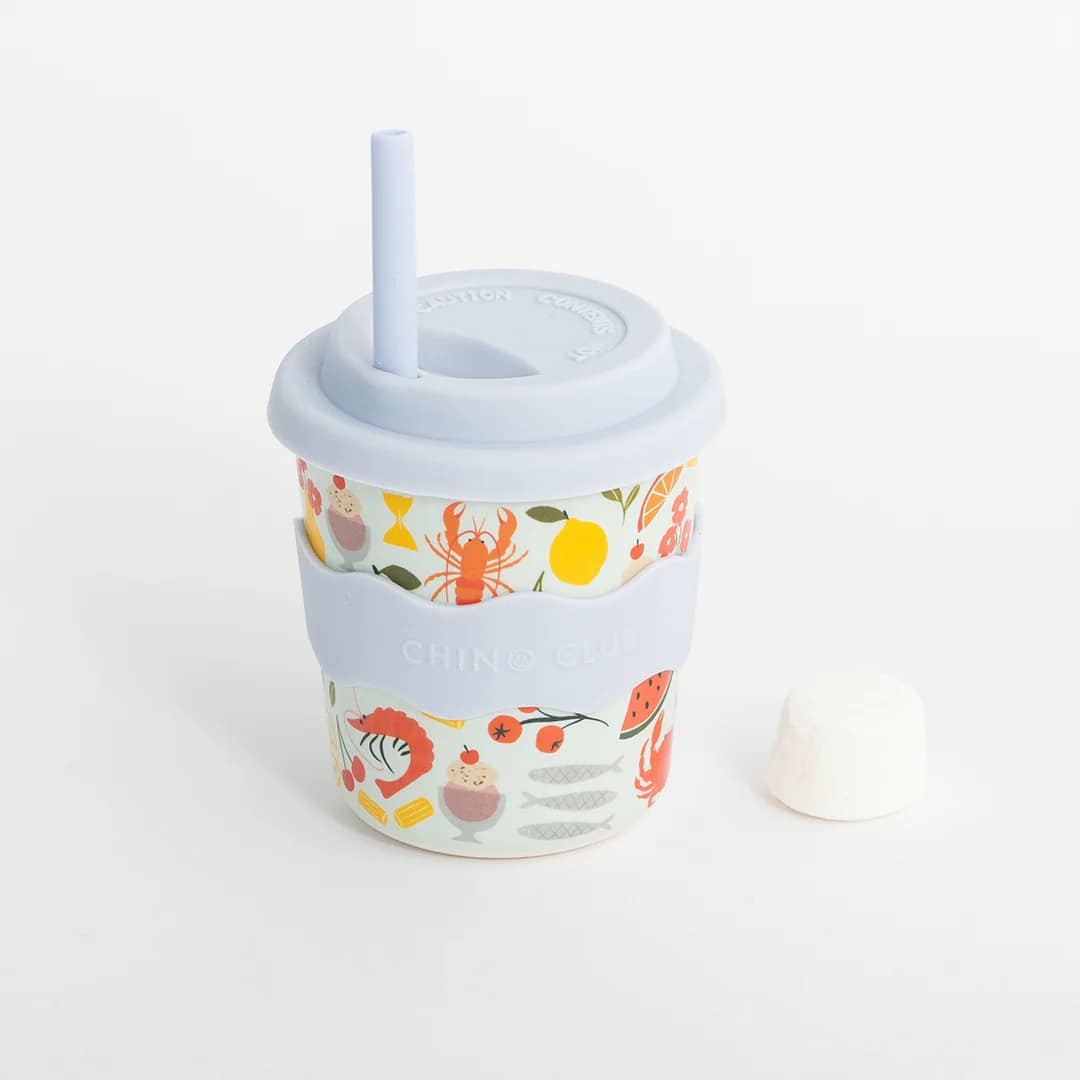 Chino Club Kids Keep Cup & Straw 8oz - Amalfi