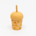 Load image into Gallery viewer, Chino Club Mini Smoothie Cup &amp; Straw 200ml - Suns Orange
