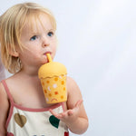 Load image into Gallery viewer, Chino Club Mini Smoothie Cup &amp; Straw 200ml - Suns Orange
