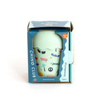 Load image into Gallery viewer, Chino Club Mini Smoothie Cup &amp; Straw 200ml - Skate Green
