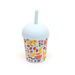 Load image into Gallery viewer, Chino Club Mini Smoothie Cup &amp; Straw 200ml - Fruits Blue
