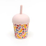 Load image into Gallery viewer, Chino Club Mini Smoothie Cup &amp; Straw 200ml - Fruits Pink
