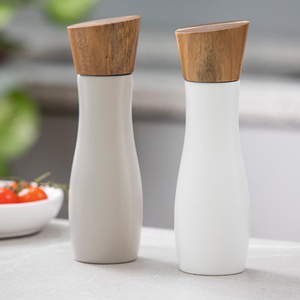 Ladelle - Essentials Salt & Pepper Grinders White/Stone