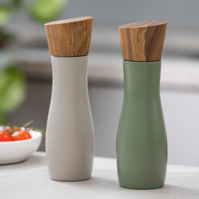 Ladelle - Essentials Salt & Pepper Grinders Stone/Sage