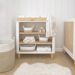 Living  Textiles 3 Piece Storage Set - Natural/White