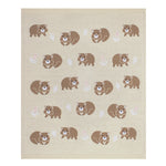 Load image into Gallery viewer, Living Textiles Australiana Baby Blanket - Wombat/Beige
