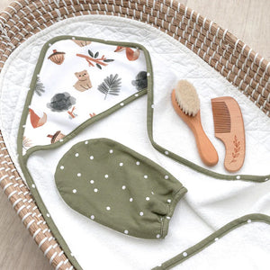 Living  Textiles 4pc Baby Bath Gift Set - Forest Retreat 