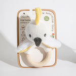 Load image into Gallery viewer, Living Textiles Ring Rattle Australiana - Colin the Cockatoo
