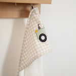 Load image into Gallery viewer, Living Textiles Organic Hooded Towel - Tractor Ride
