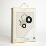 Load image into Gallery viewer, Living Textiles Organic Hooded Towel - Tractor Ride
