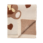 Load image into Gallery viewer, Living  Textiles Jacquard Pram Baby Blanket - Cuddly Bear
