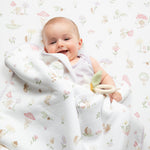 Load image into Gallery viewer, Living Textiles Jersey Sherpa Blanket - Whimsical Wonderland
