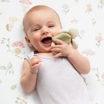 Load image into Gallery viewer, Living Textiles Ring Rattle Whimsical Wonderland - Daisy &amp; Leaf
