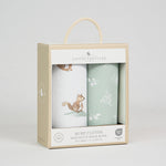 Load image into Gallery viewer, Living Textiles Organic Burp Cloths 2pk - Australiana
