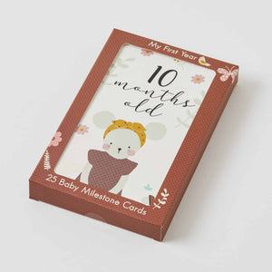 Pilbeam Living Baby Milestone Cards - In The Meadow