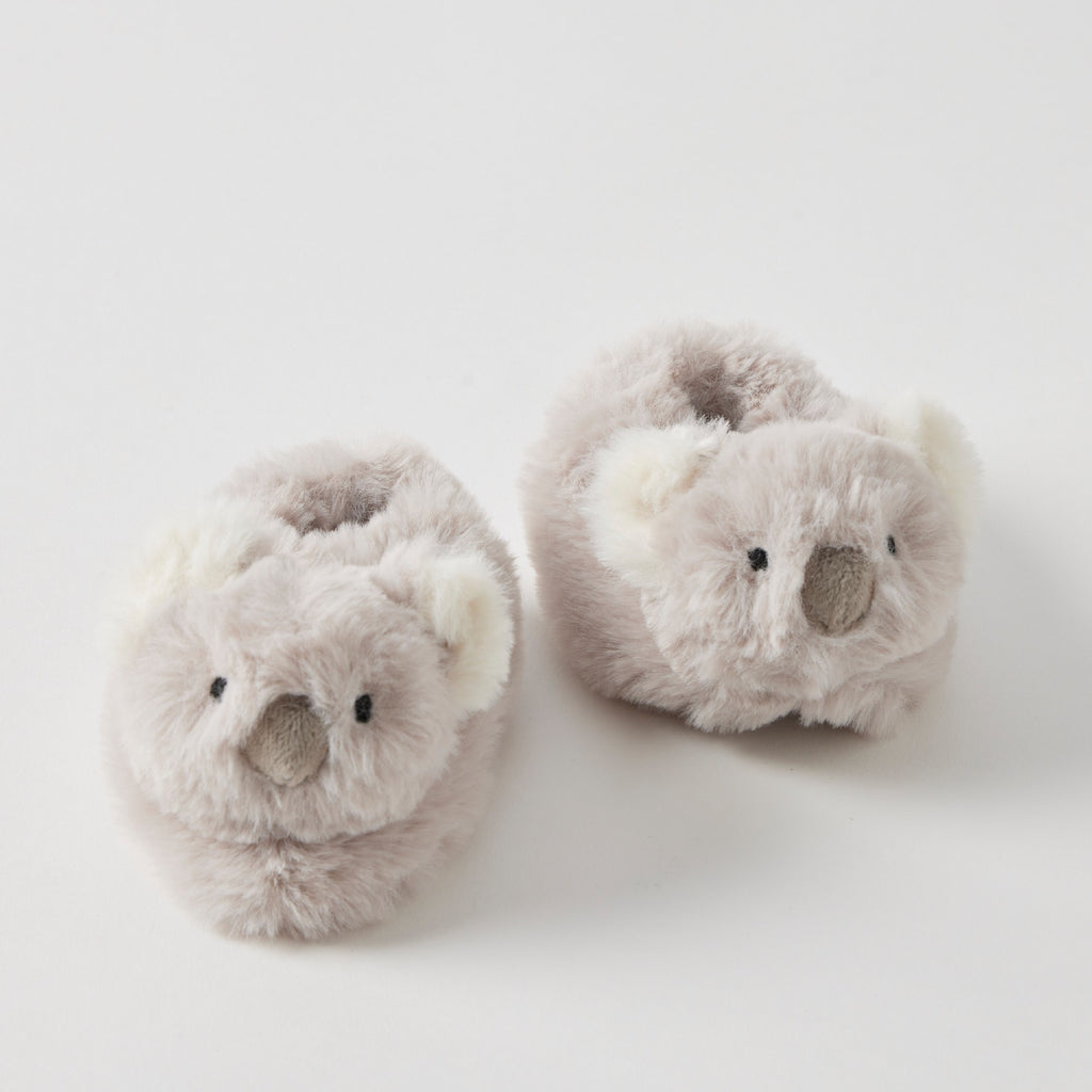 Pilbeam Living Baby Booties Koala - Grey