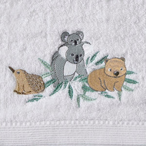 Pilbeam Living Baby Bath Towel & Face Washer Set - Koala Cuddles