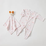 Load image into Gallery viewer, Jiggle &amp; Giggle Romper &amp; Comforter Set - Fairy Dust
