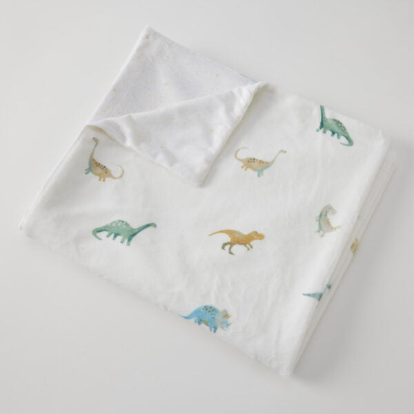 Pilbeam Living Soft Fleece Blanket - Dallying Dinosaurs