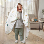 Load image into Gallery viewer, Pilbeam Living Soft Fleece Blanket - Dallying Dinosaurs
