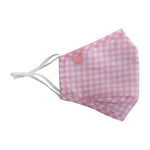 Load image into Gallery viewer, Annabel Trends Face Mask SMALL ADULTS/KIDS - Gingham Pink
