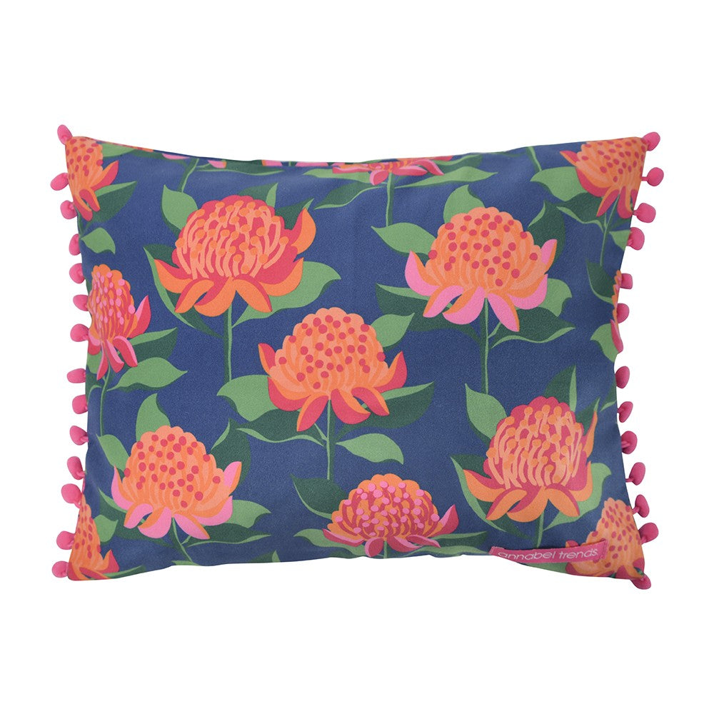 Inflatable Beach Pillow - Waratah Bright