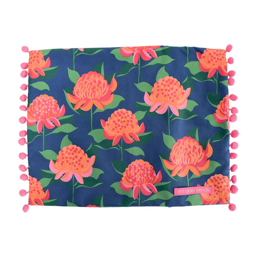 Inflatable Beach Pillow - Waratah Bright