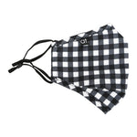 Load image into Gallery viewer, Annabel Trends Face Mask - Gingham Black
