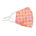 Load image into Gallery viewer, Annabel Trends Face Mask SMALL ADULTS/KIDS - Daisy Gingham
