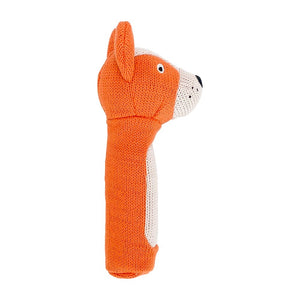 Annabel Trends Knitted Hand Rattle - Dingo