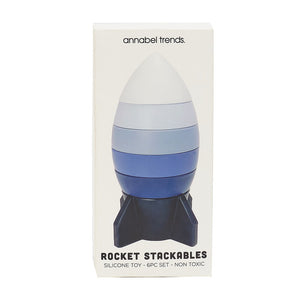 Silicone Stackable Toy - Rocket