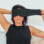 Load image into Gallery viewer, Annabel Trends Travel Sleep Mask - Black
