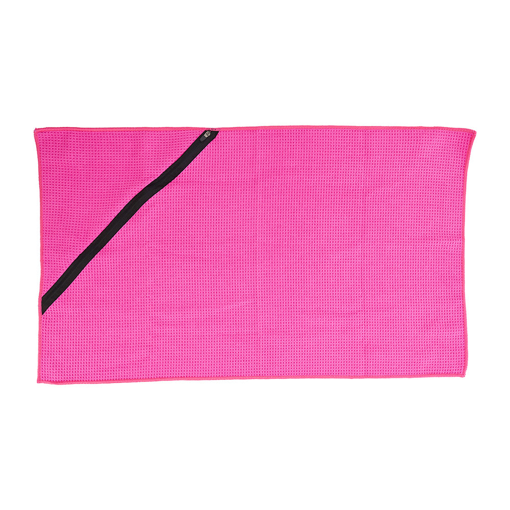 Annabel Trends Walkmate Waffle Sports Towel - Hot Pink