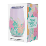 Load image into Gallery viewer, Annabel Trends Wine Tumbler Stainless Steel - Hibiscus
