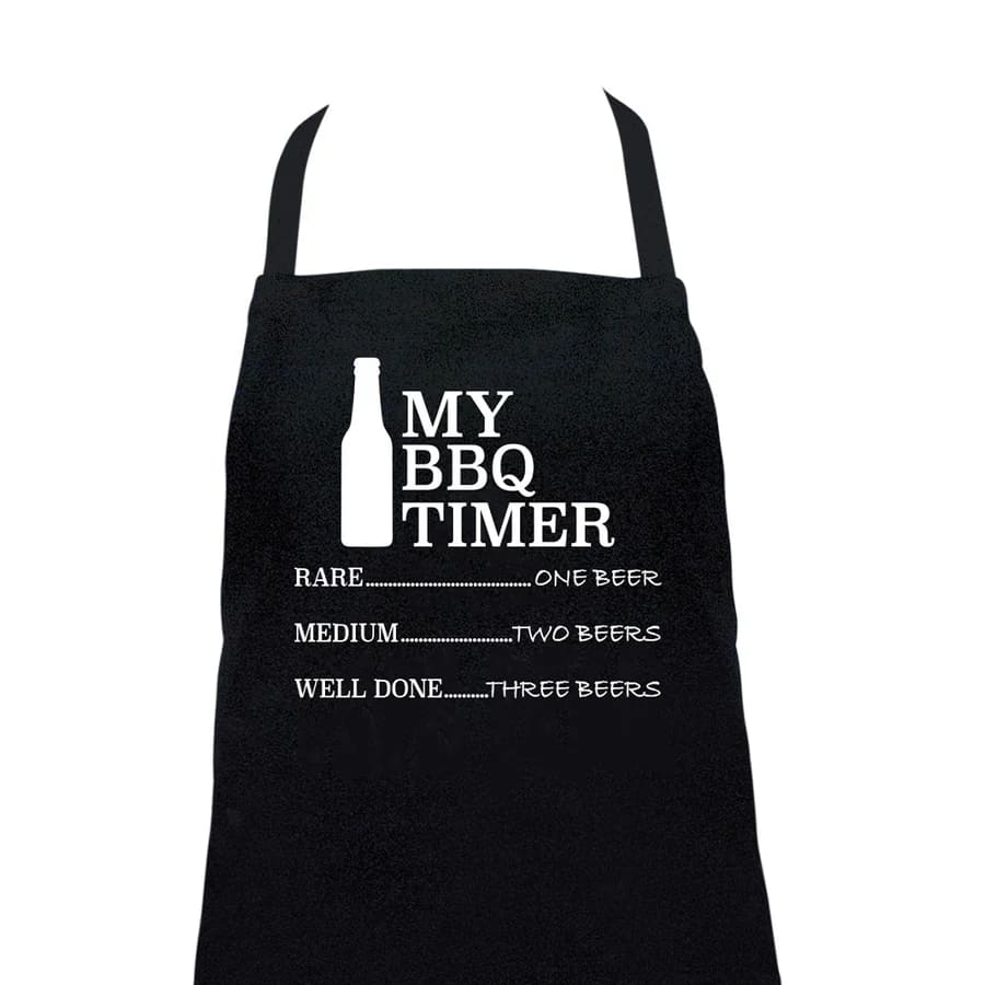 Screen Print Apron - My BBQ Timer