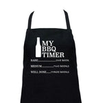 Load image into Gallery viewer, Screen Print Apron - My BBQ Timer
