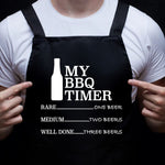 Load image into Gallery viewer, Screen Print Apron - My BBQ Timer
