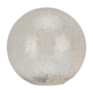 Annabel Trends Glass Crackle Light Ball 