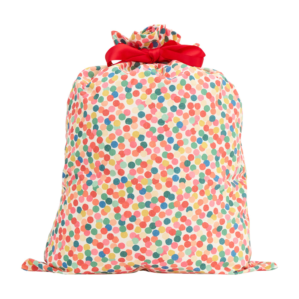 Annabel Trends Christmas Santa Sack - Confetti