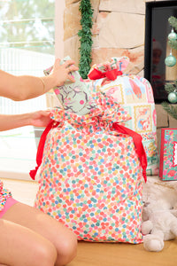 Annabel Trends Christmas Santa Sack - Confetti