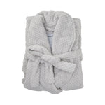 Load image into Gallery viewer, Annabel Trends Bath Robe Cosy Luxe Waffle - Light Grey    
